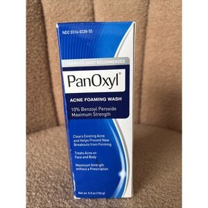 PanOxyl Acne Foaming Wash for Face and Body - Exp 07/25